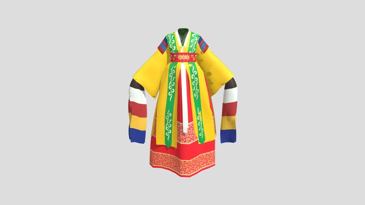 KCISA-Korean_traditional_clothes_Chunaengjeon 3D Model