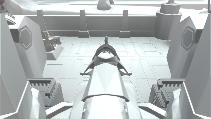 Base + cenário 3D Model