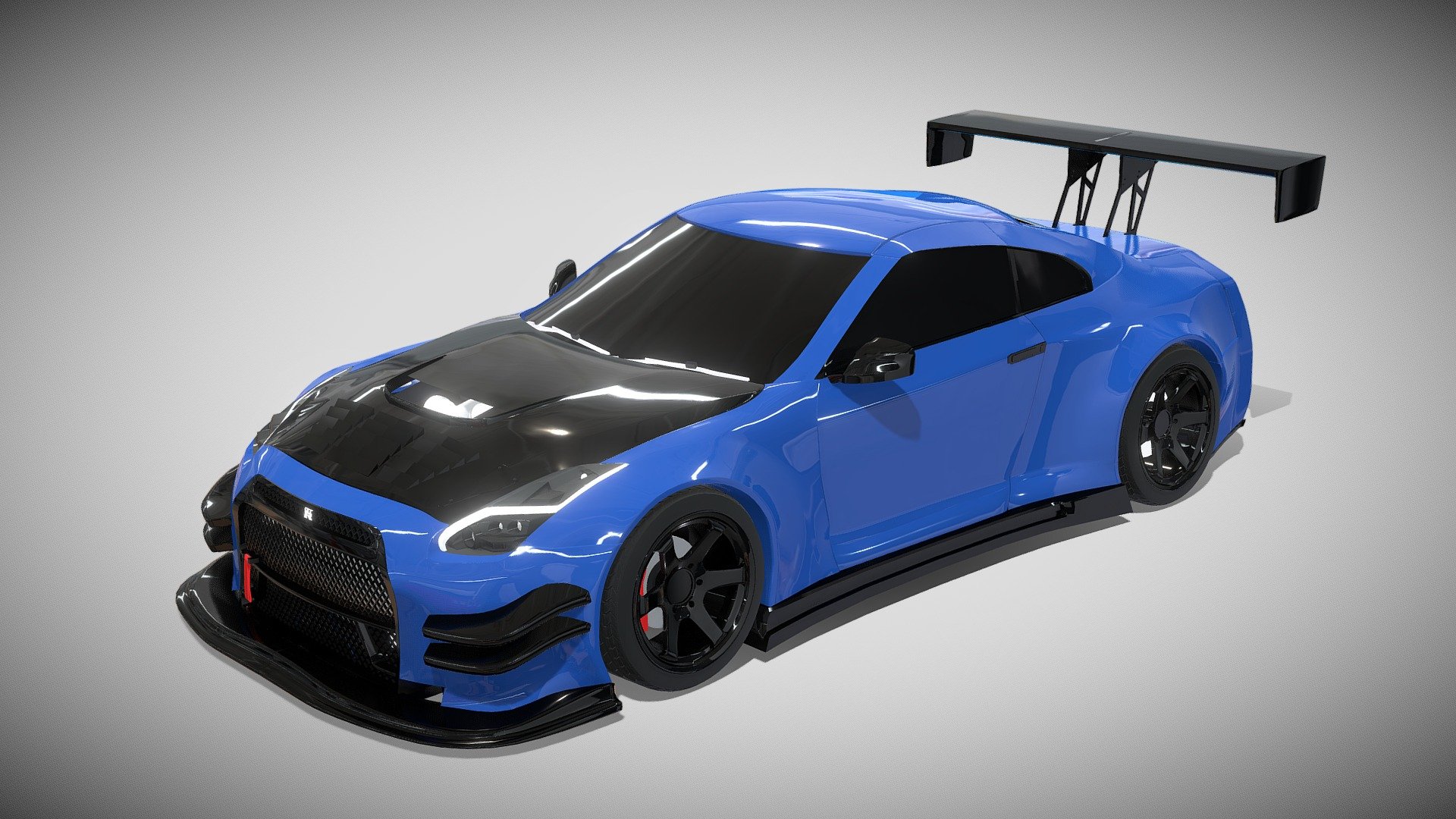 Nissan gtr r35 - 3D model by CRT3D [f061127] - Sketchfab