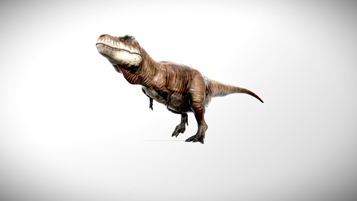 Walking Tyrannosaurus (Remaster) – Kostenloses 3D-Modell STL