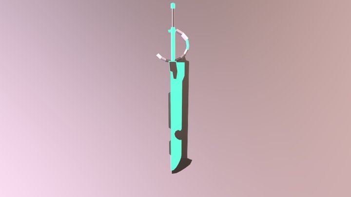 Neon Sword 3D Model
