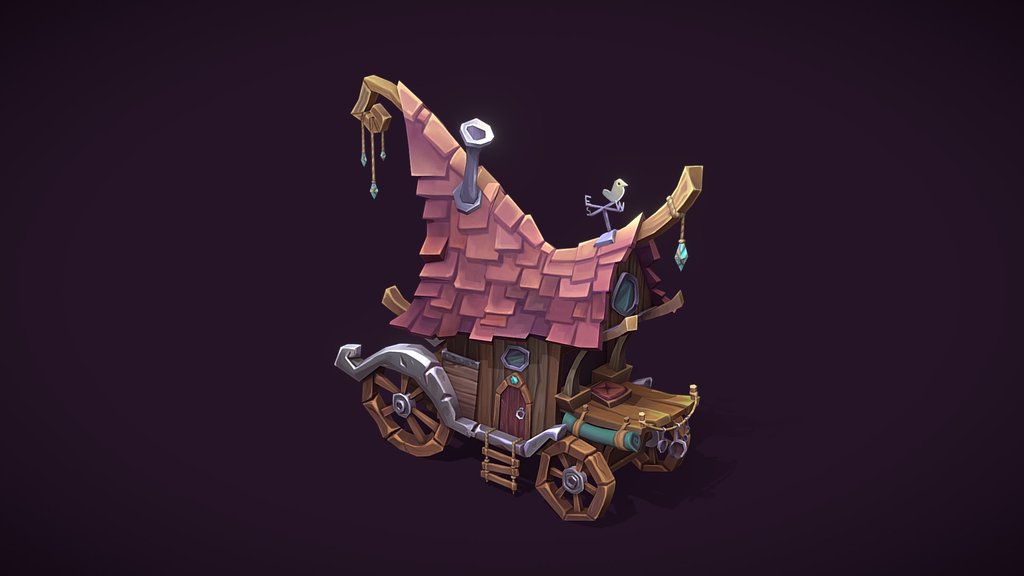 Stylized wagon