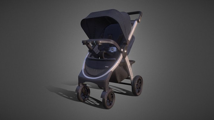 Baby Stroller Bravo 3D Model