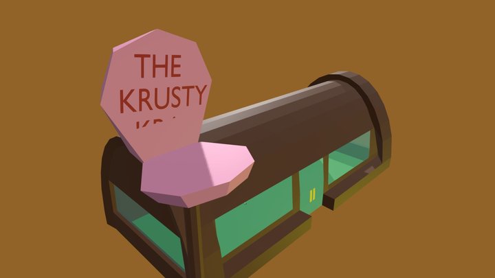 Krusty Krab Bootleg 3D Model