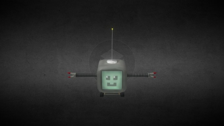 Robot Buddy 3D Model