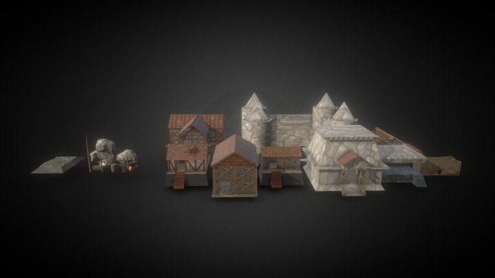 3d Homes and houses 3D Model