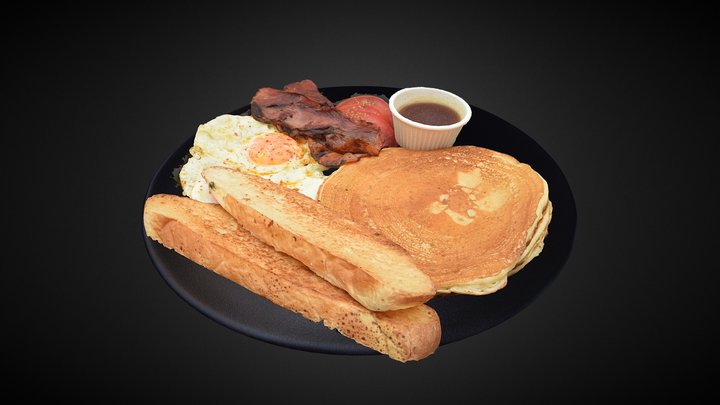 Pancakes- Soulfood 3D Model