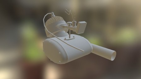 DKW 49cc 2 Stroke 3D Model