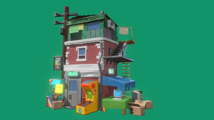Tower 004 3D Model