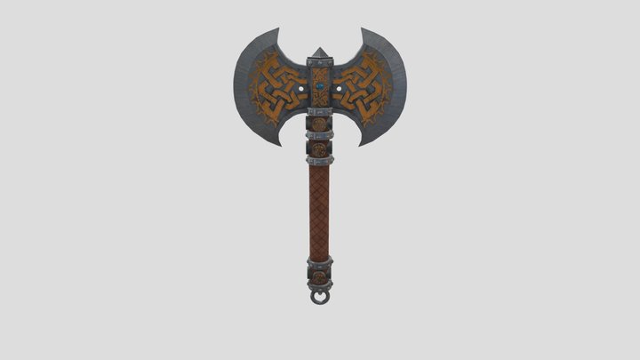 Dwarf Axe 3D Model