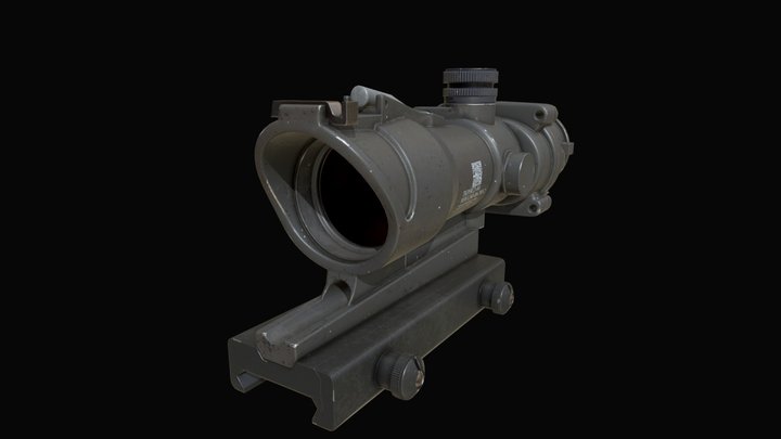 Scope Trijicon ACOG 3D Model