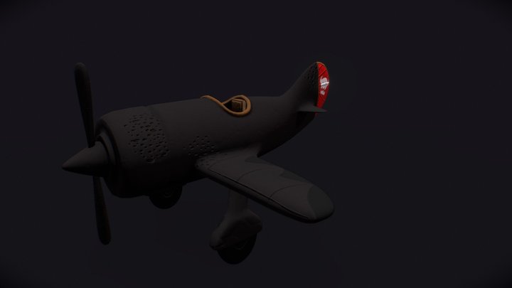 Toothless Airplane 3D Model