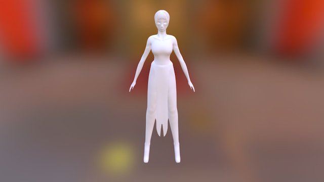 WOMAN 02 3D Model