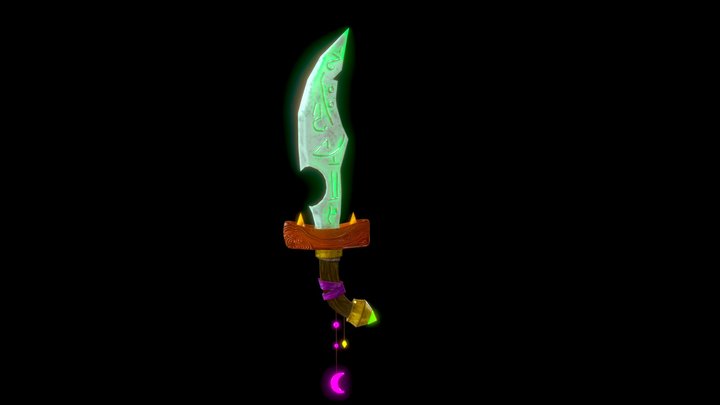 Ritual Dager 3D Model