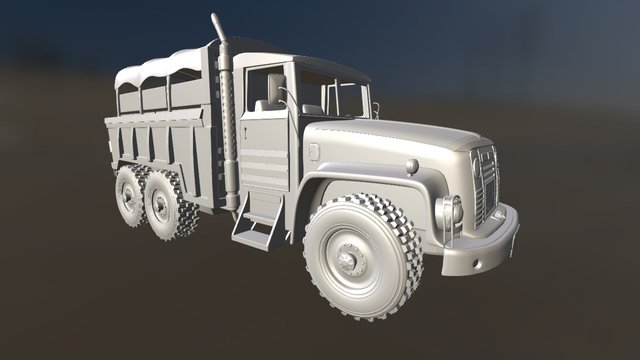 Military Truck 3D Model