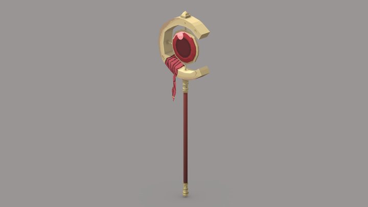 Staff of Frieren 3D Model