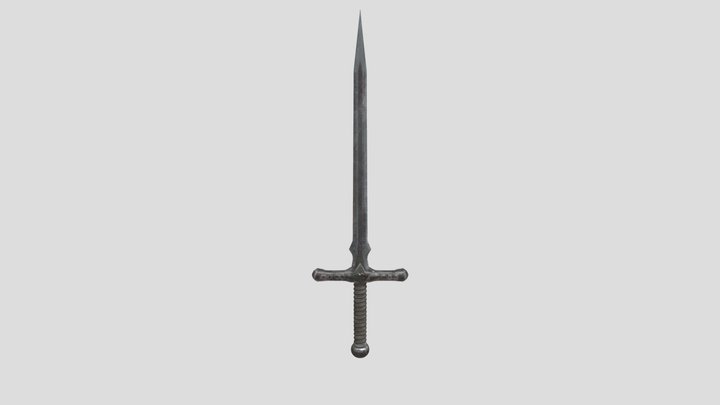 Medieval Sword 3D Model