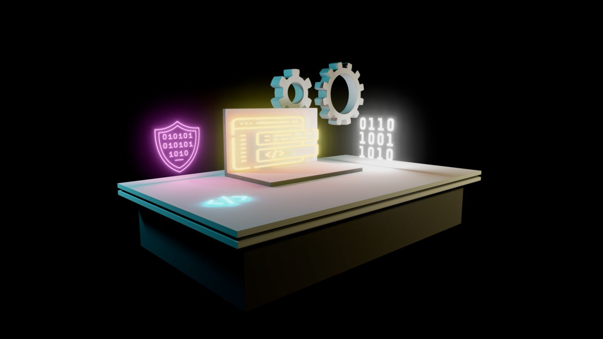 Coding - Buy Royalty Free 3D model by vslite [f06bf34] - Sketchfab Store