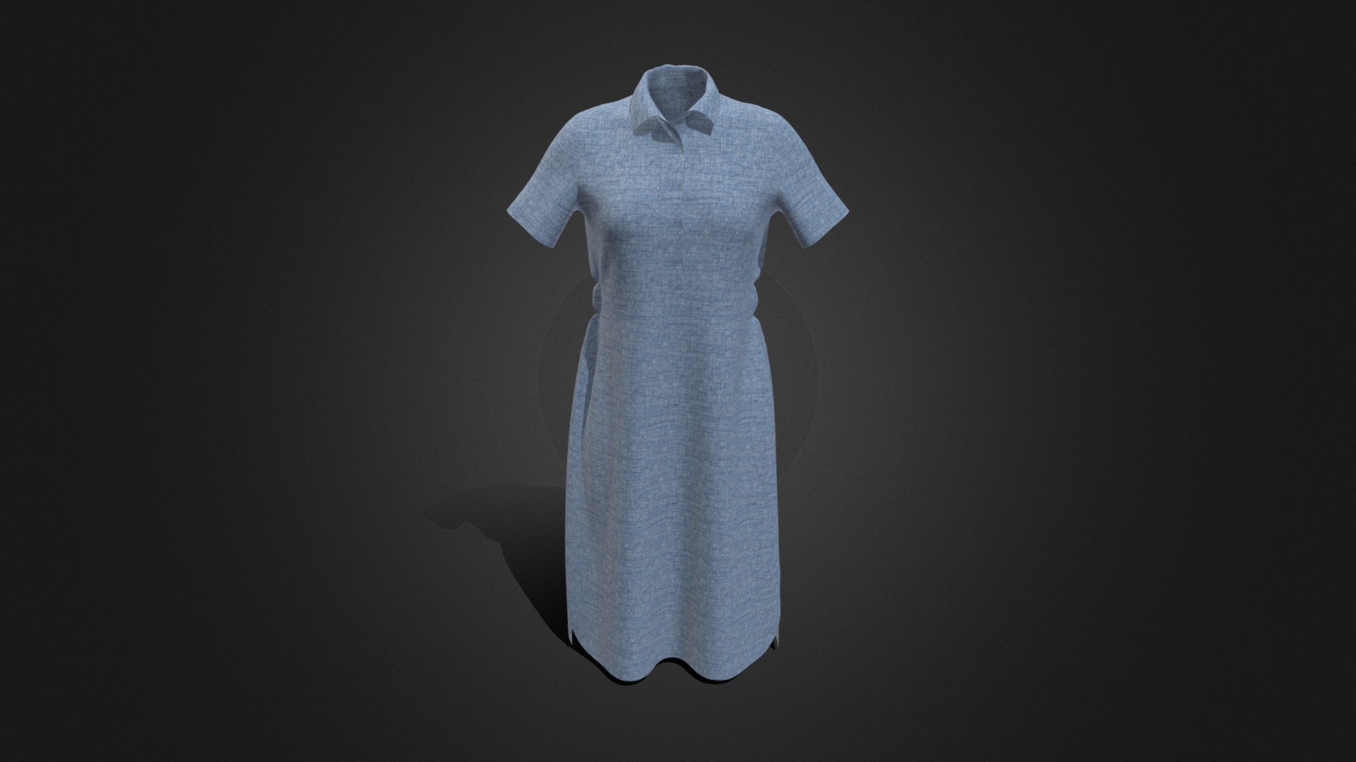 3D model Onepiece - This is a 3D model of the Onepiece. The 3D model is about a white dress on a mannequin.