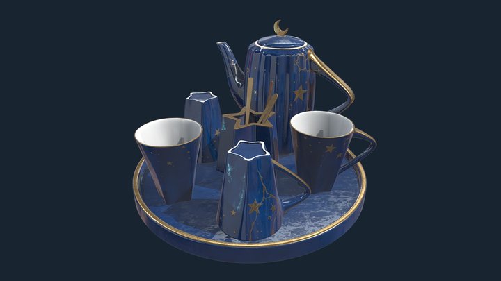 Teaset 3D Model