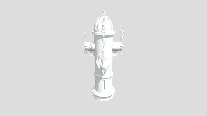 消防栓1 3D Model