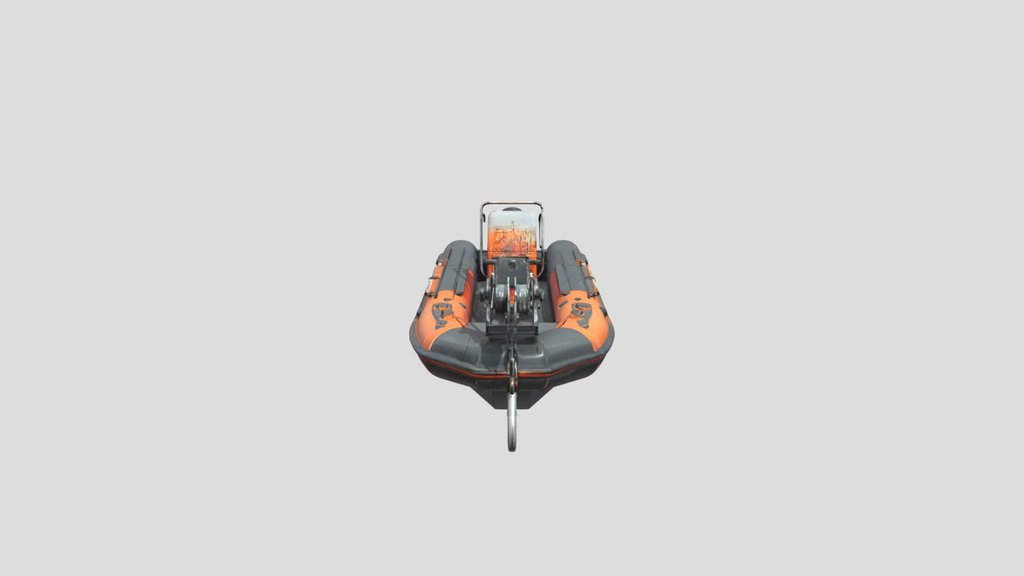 Inflatable motor boat