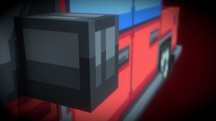 Red Ford 3D Model