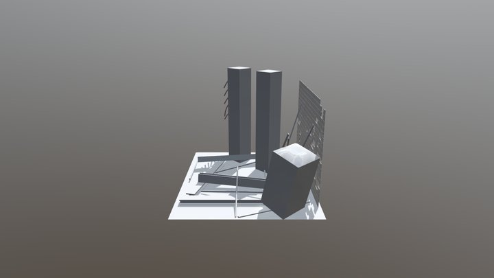 Rubble 01 3D Model