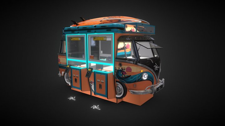 3D Kombi Surf BR Machine 3D Model