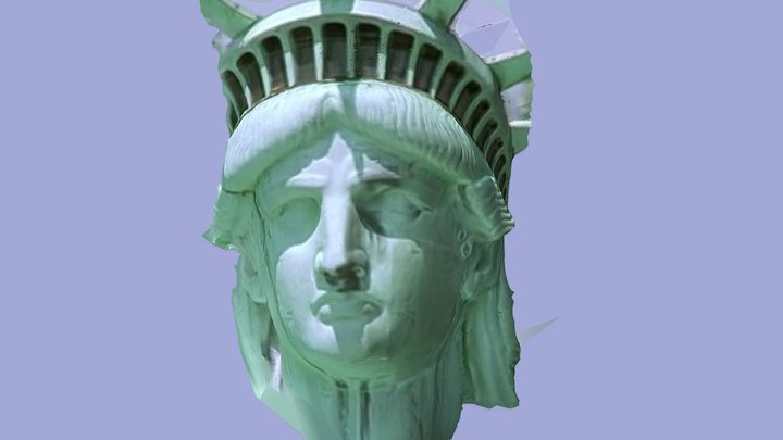 Statue of Liberty Head 3D Model