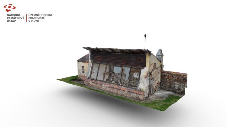 Oranžerie – zámecká zahrada v Červeném Poříčí 3D Model