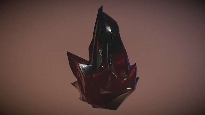 Black Soul Stone 3D Model