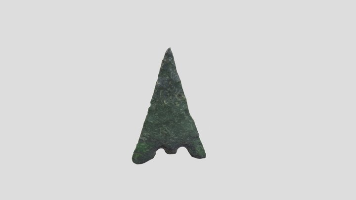 Punta lítica 3D Model