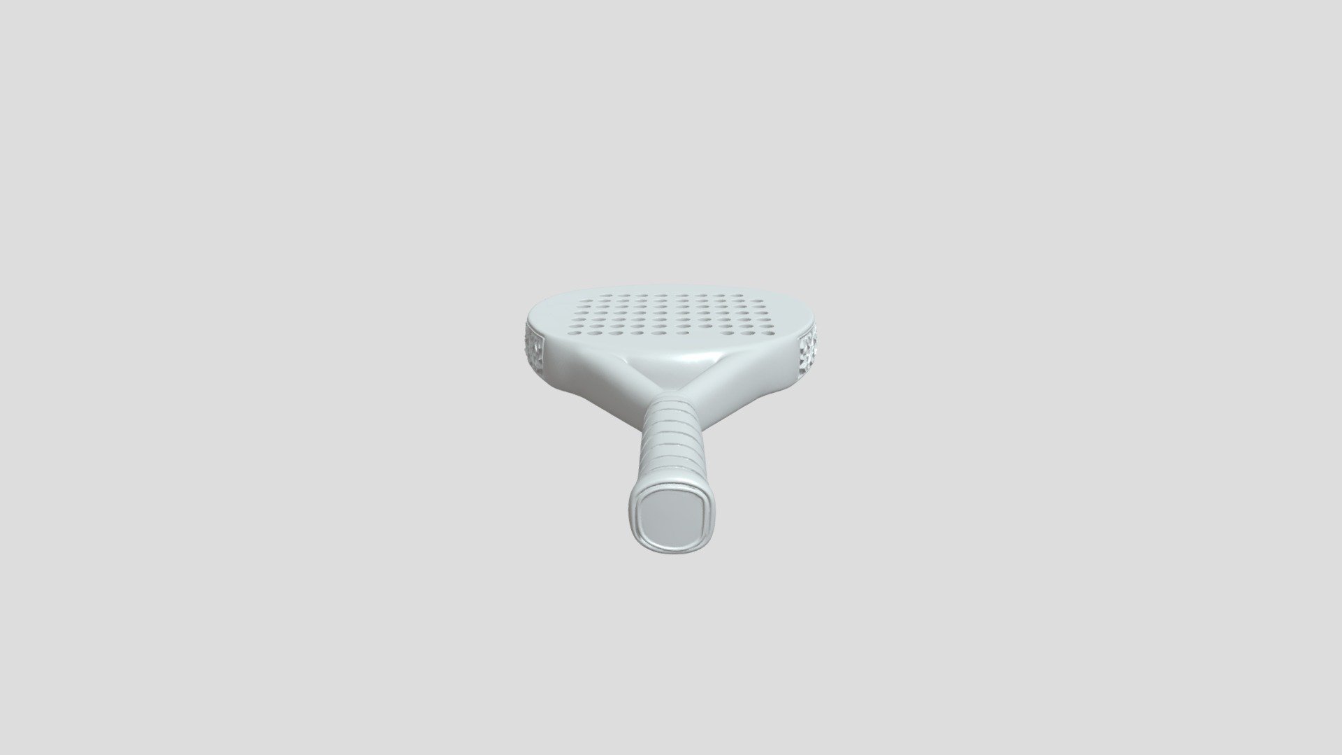 A black paddle racket - 3D model by jadodiguerfi411 [f0754fb] - Sketchfab