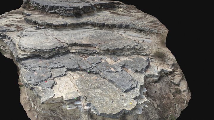 Lower Pond Pavements: Canyon Lake Gorge 3D Model