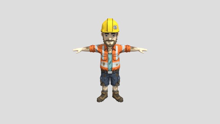 Builder Bob 3D Model