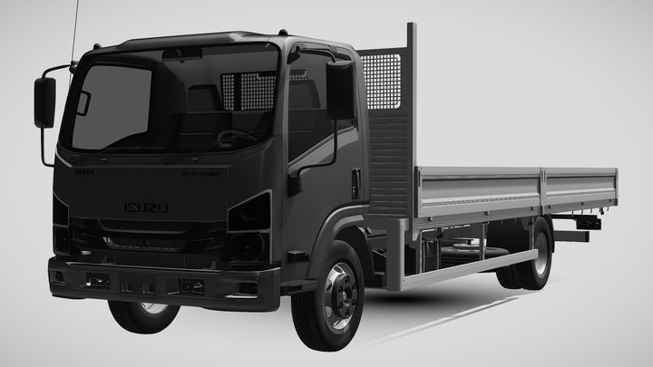 Isuzu Elf Rigid Body Truck 2021 3D Model