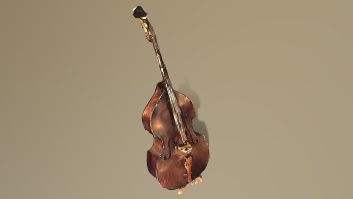 Jazz Upright Solid Wood Bass – Modello 3D gratuito STL