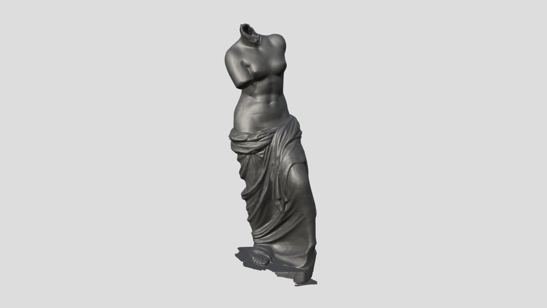 Damaged statue Scanning by CR-Scan Lizard