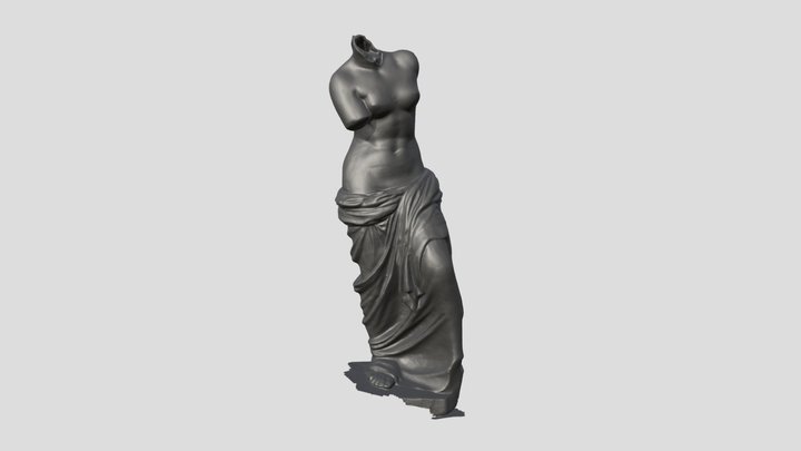 Damaged statue Scanning by CR-Scan Lizard 3D Model