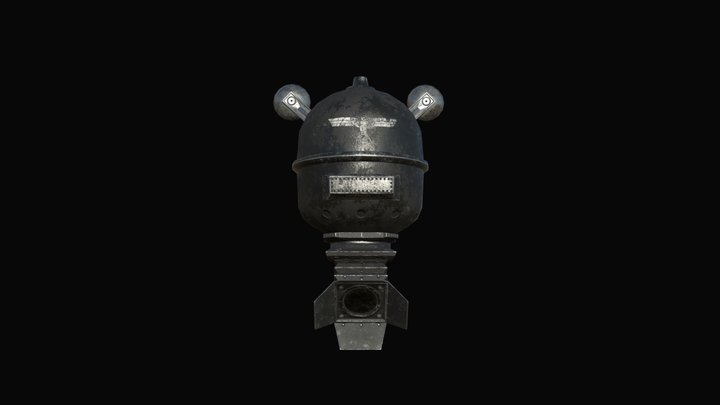 Security Camera inspired by Wolfenstein 3D Model