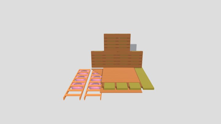 2022 Chuok Studio Plancher 3D Palettes 3D Model
