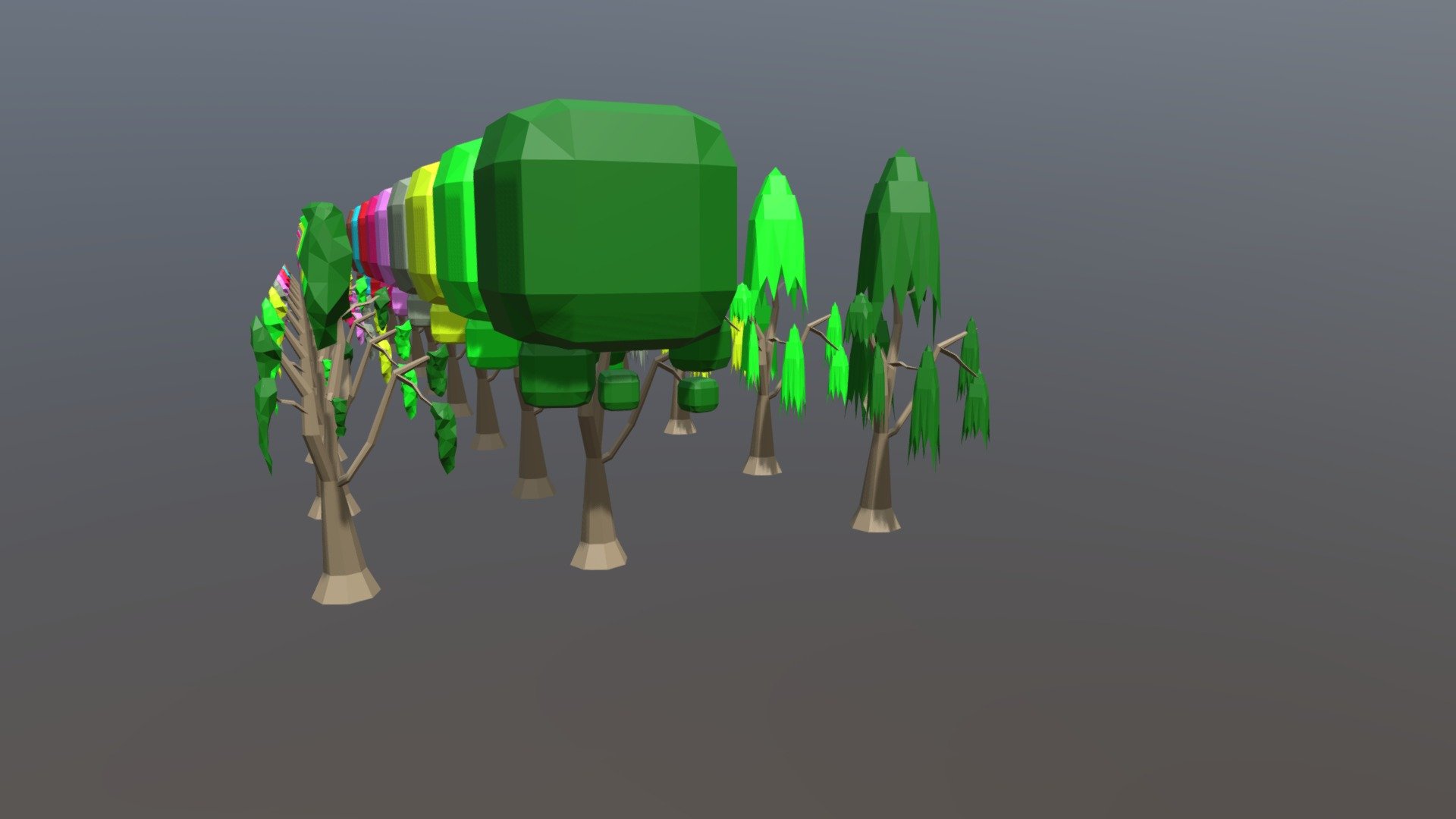 Arboles low poly