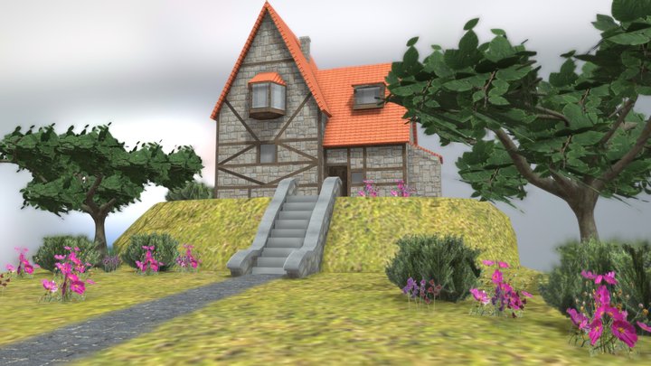 a german house 3D Model