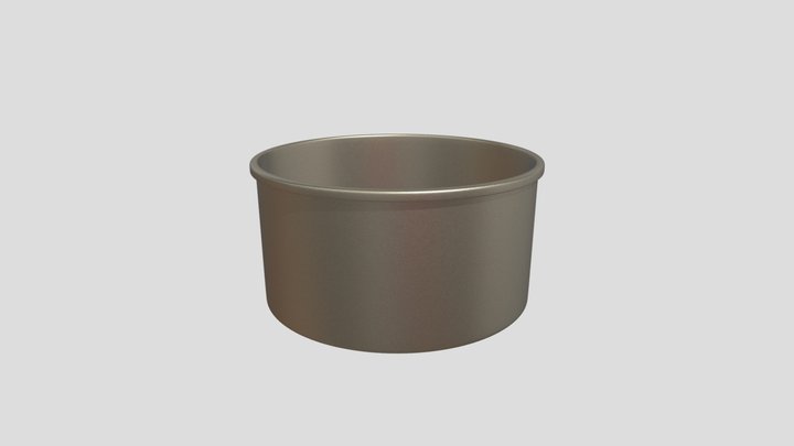 Cheesecake pan with removable bottom 3D Model