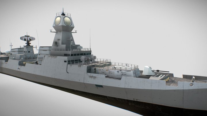 Stealth Destroyer 3D Model