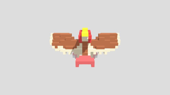 26x13x13pidgeot518 3D Model
