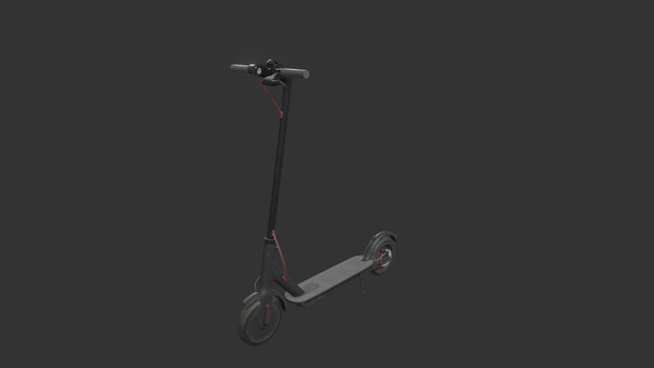 Electric scooter | Game-Ready Asset 3D Model