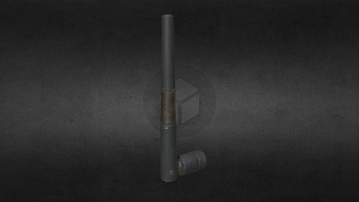Wireless Radio Antenna PBR|SUBD 3D Model