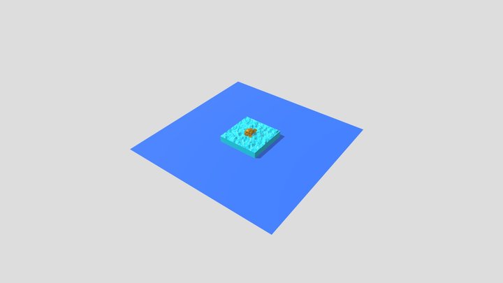 水面 3D Model
